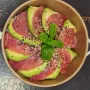 Chirashi thon avocat s&eacute;same