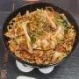 Nouilles saut&eacute;es aux ravioles